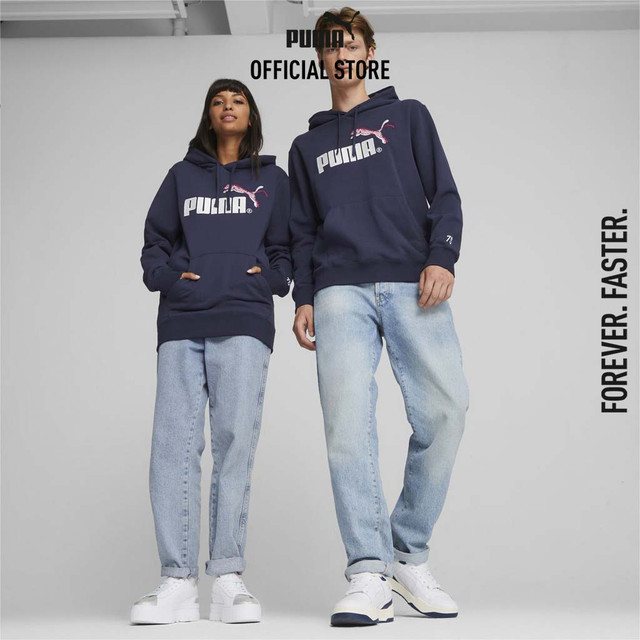PUMA PRIME/SELECT - เสื้อฮู้ด NO.1 LOGO สีฟ้า - 62195106