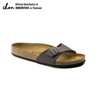 BIRKENSTOCK Madrid BF Dark Brown รองเท้าแตะ Unisex สีน้ำตาลเ…