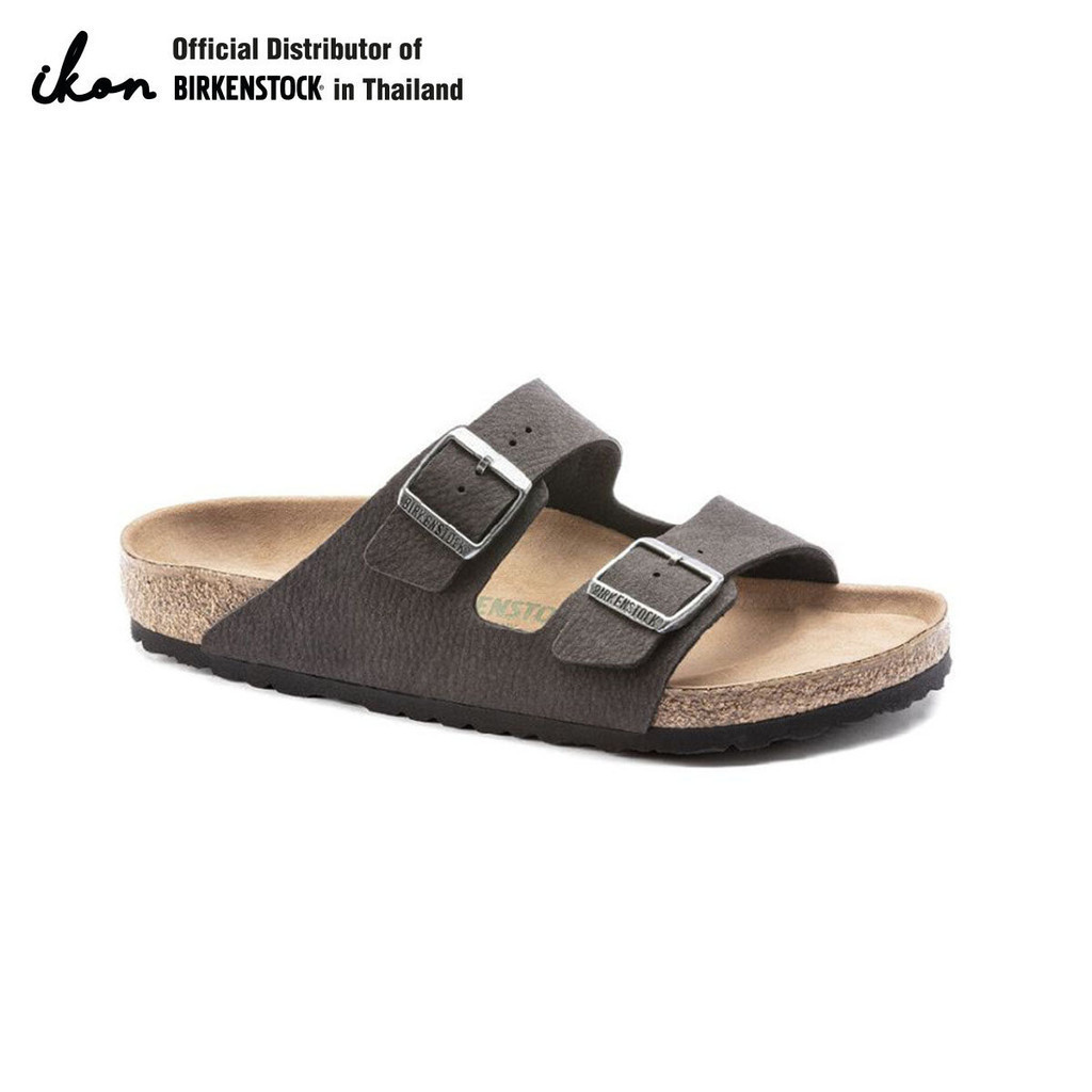 BIRKENSTOCK Arizona MF Desert Dust Black VEG รองเท้าแตะ ผู้ชาย สีดำ รุ่น 1023042 (regular)