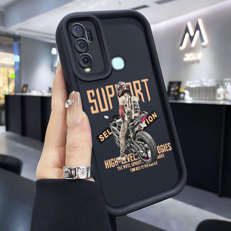 เคสสำหรับ VIVO Y50 VIVO Y30 VIVO Y30i เคสป้องกันโทรศัพท์รถจักรยานยนต์ชาย