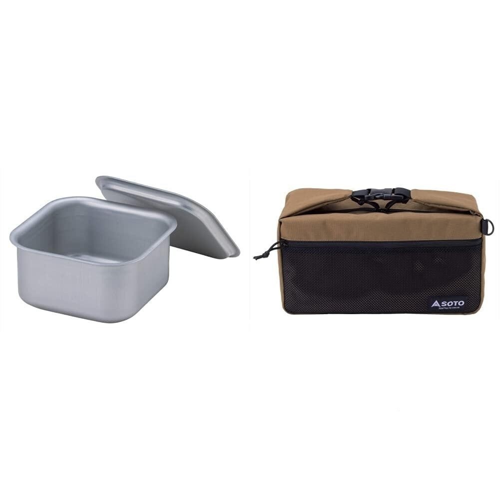 SOTO Minimal Cooker Square ST-3108 Silver Body ST-3109กระเป๋า Minimal โดยตรงจากญี่ปุ่น