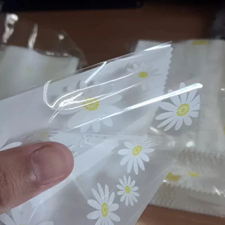 🔥ส่งฟรี🔥 ถุงคุกกี้ ซองซีล ลายเดซี่ แพ็ค 200ใบ ใส่คุกกี้ ใส่ขนม