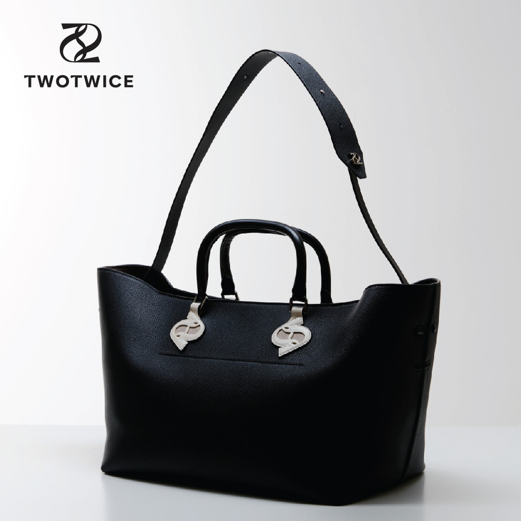 Twotwice - Voyager Leather Tote - กระเป๋าหนังแท้ ใช้เทคนิค lightweight tanning ทำให้มีน้ำหนักเบา - สินค้าพร้อมส่ง