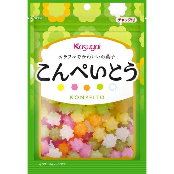 Kasugai Konpeito 76gColorful and cute confectionsKasugai Confectionery Co., Ltd. is a confectionery 