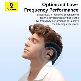 Baseus หูฟังบลูทูธไร้สายแบบเกี่ยวหู Open-Ear TWS Earbuds รุ่น AS01, BC1, Bass 15 Clip