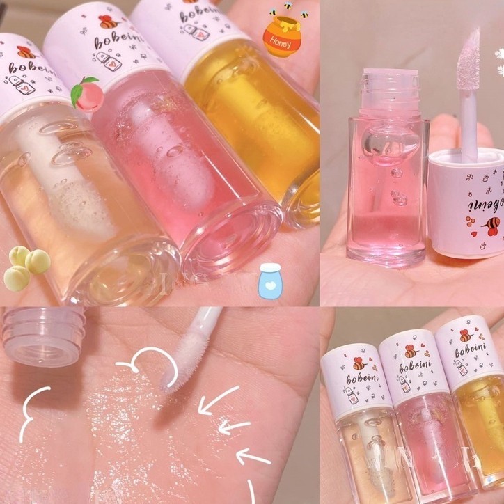 Glamspark Honey Lip Care Oil Moisturizing Repair Fade Lip Lines Lip Balm Anti Drying ลิปสติก Lip Mask