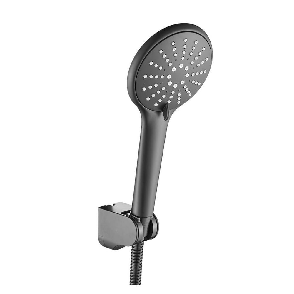 RASLAND ชุดฝักบัวสายอ่อน 3 ระดับ RASLAND รุ่น SHOWER-BLACK สีดำ ฝักบัว ฝักบัวสายอ่อน HAND SHOWER SET