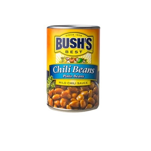 Bush'S Chili Beans Pinto Beans 454G ถั่ว ถั่วกระป๋อง ถั่วอบซอส