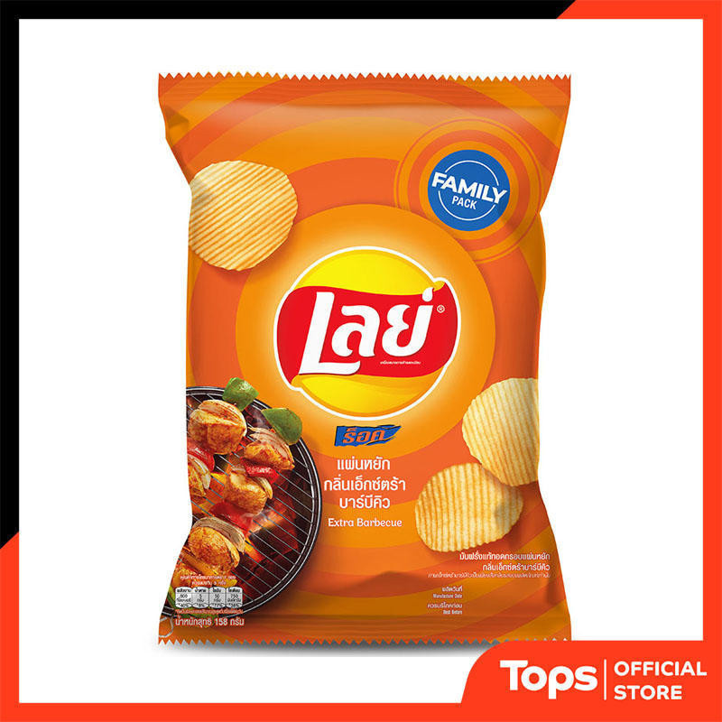 เลย์ร็อครสบาร์บีคิว 158กรัม [8850718809035]