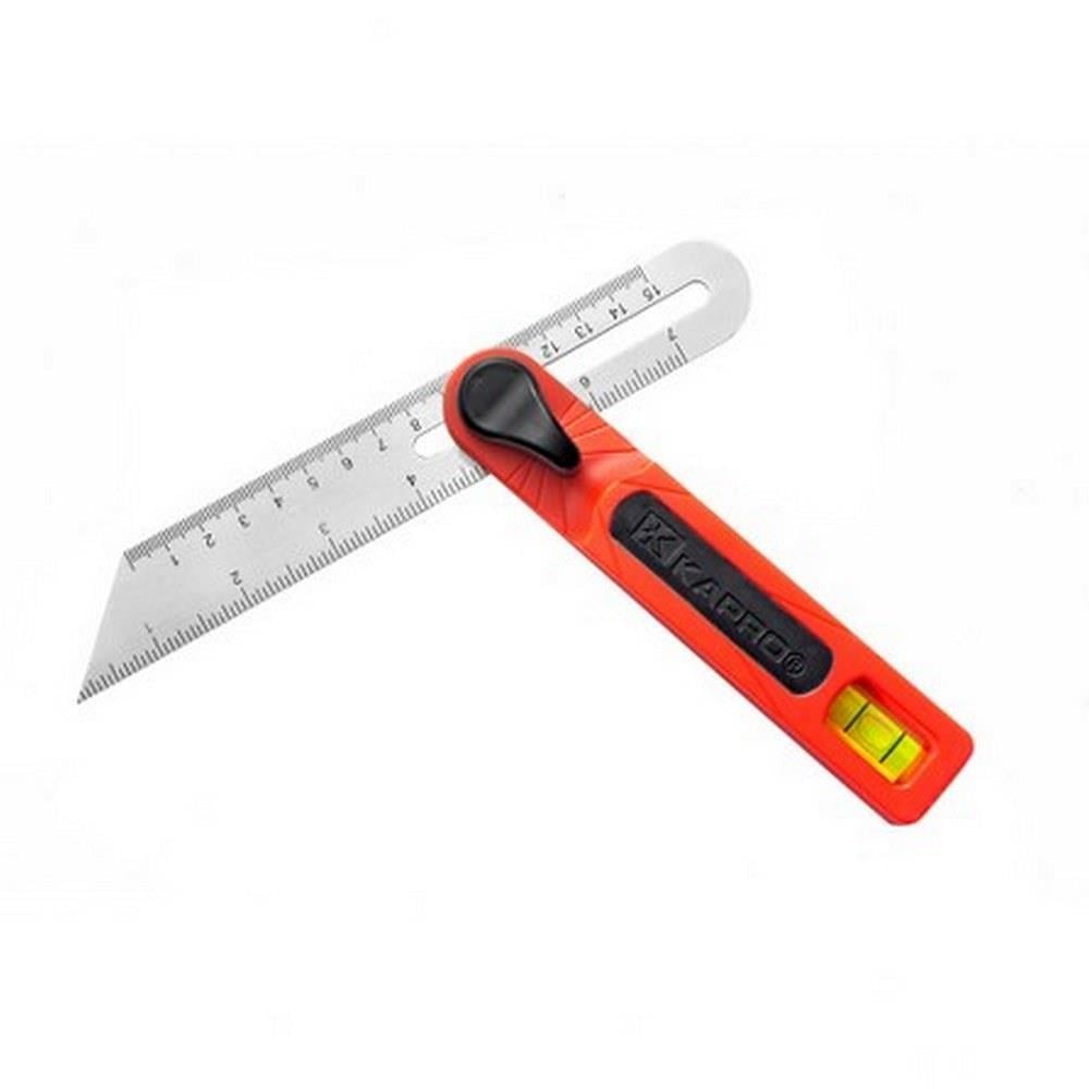 KAPRO ฉากเป็น KAPRO 7 นิ้ว เครื่องมือช่าง เครื่องมือวัด BEVEL SQUARE KAPRO 7" 
วัสดุผลิตจากเหล็กคุณภ
