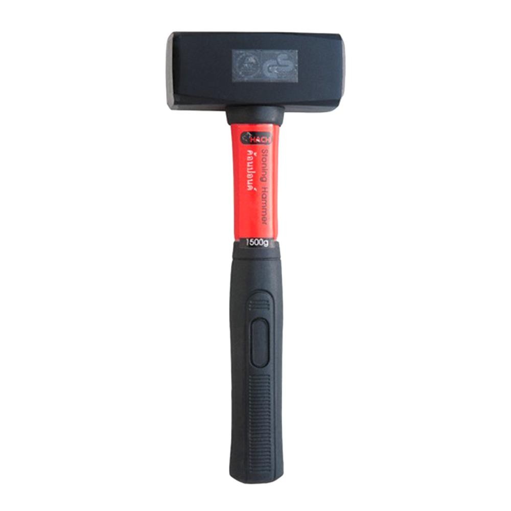 HACHI ค้อนปอนด์ ด้ามไฟเบอร์ HACHI 1500 กรัม เครื่องมือช่าง ค้อน SLEDGE HAMMER WITH FIBERGLASS HANDLE