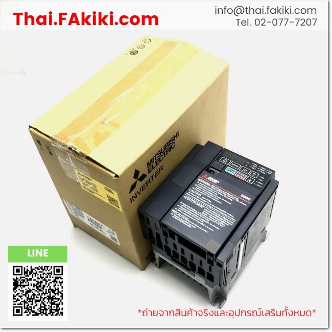 (B)Unused*, FR-E840-0.4KEPA, Inverter, MITSUBISHI (66-101-277)