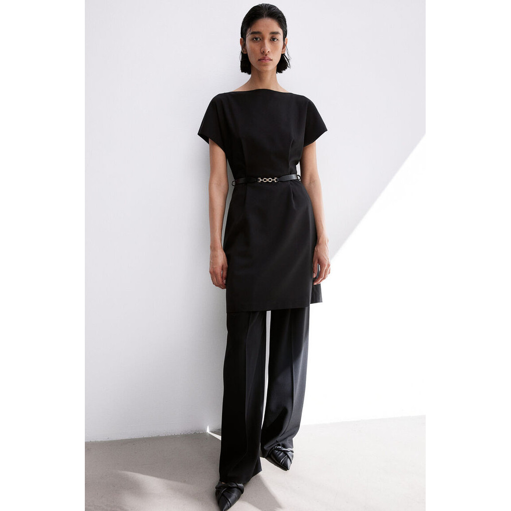 H&M(เอชแอนด์เอ็ม) ชุดเดรสมีเข็มขัด ผู้หญิง 1238545_1