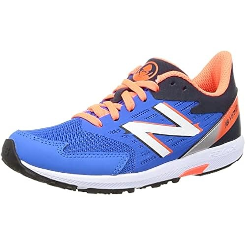 new balance New Balance Kids Running Shoes NB HANZO J YPHANZ Athletic Lightweight Strap D5 Blue 20.0