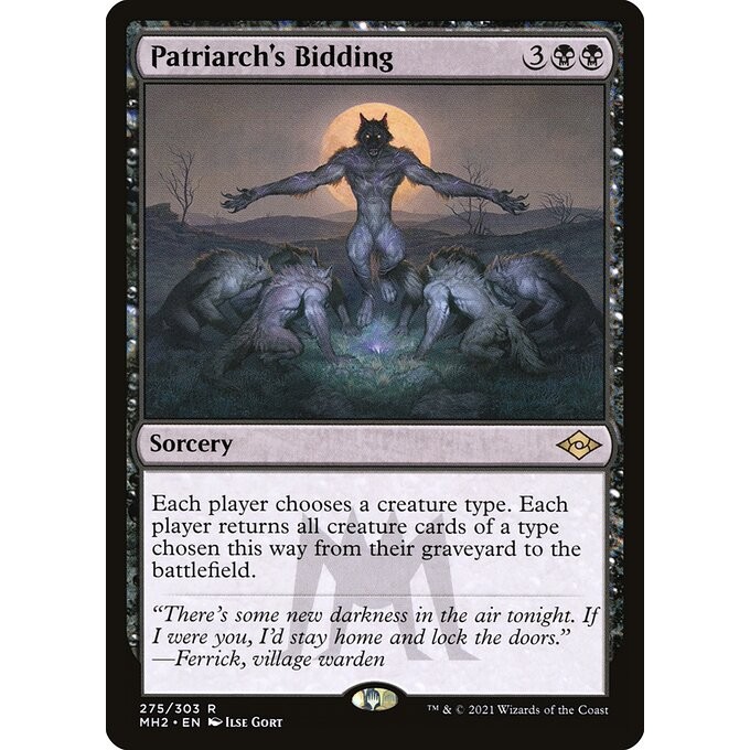 [Modern Horizons 2] - [MH2] - (R) -[Patriarch's Bidding] -  [2021]
