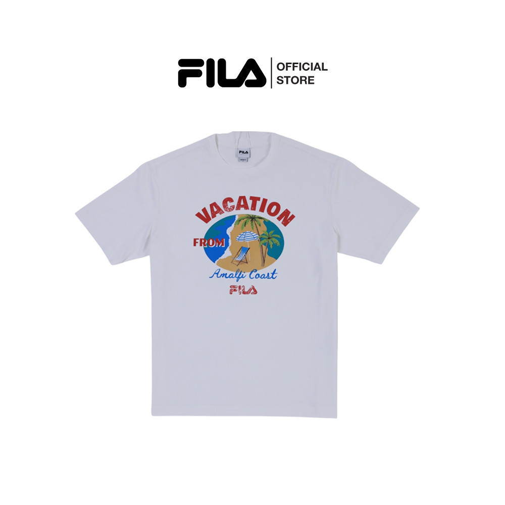 FILA เสื้อยืดแขนสั้นผู้ใหญ่ Summer รุ่น FS2RSG2407X - OFF-WHITE