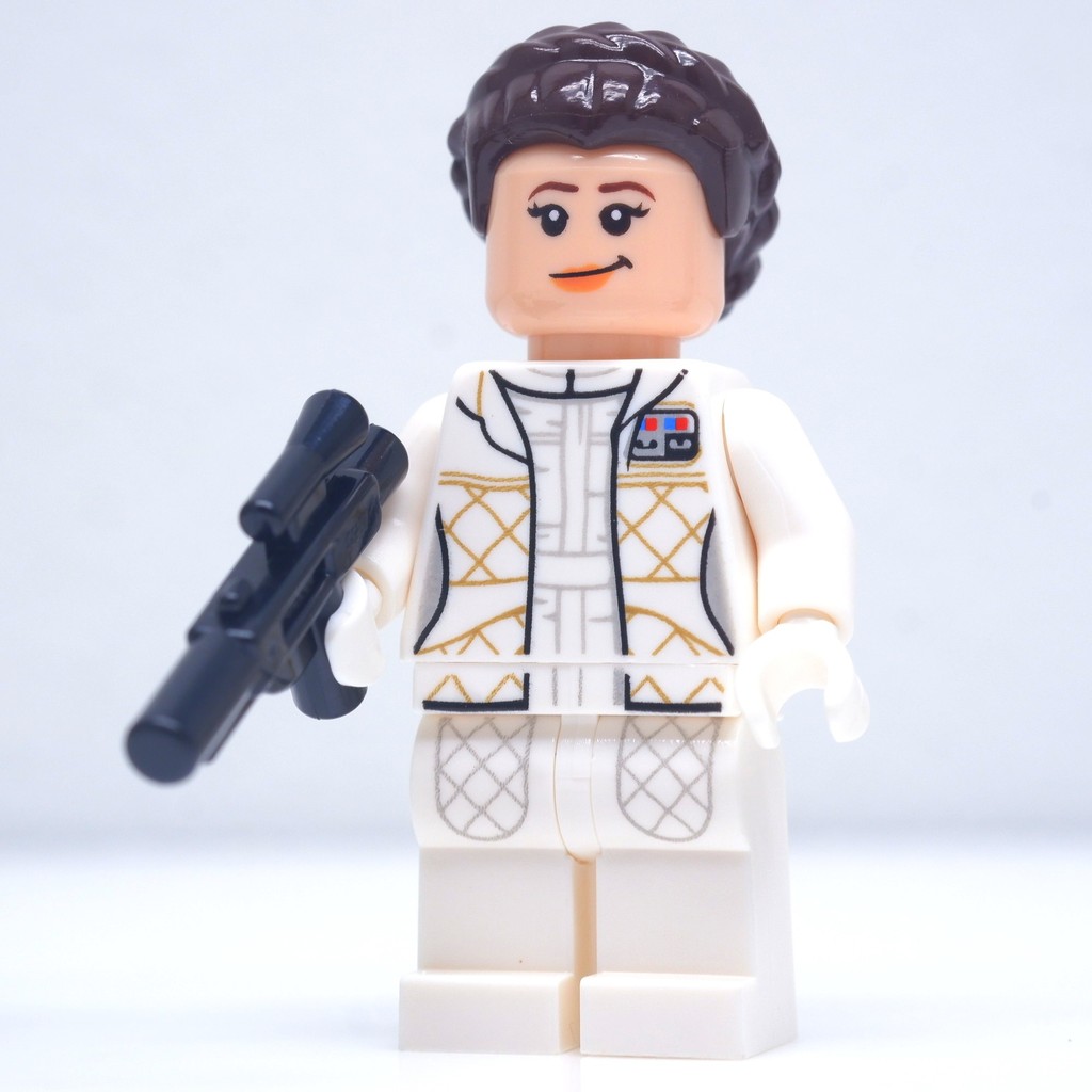 ( Ploybrick Minifigure ของแท้ ) Star Wars Princess Leia Hoth Outfit (75222)