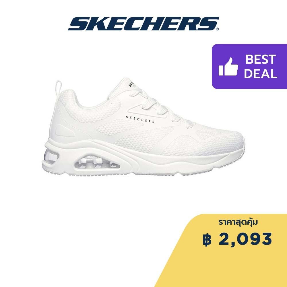 Skechers สเก็ตเชอร์ส รองเท้าผู้ชาย Men Tres-Air Uno Street Shoes - 183073-WHT - Air-Cooled Memory Foam