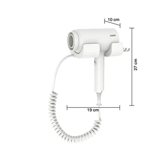 ไดร์เป่าผมโรงแรม 1,300-1,600 วัตต์ ZAGIO รุ่น ZG-7561 สีขาว