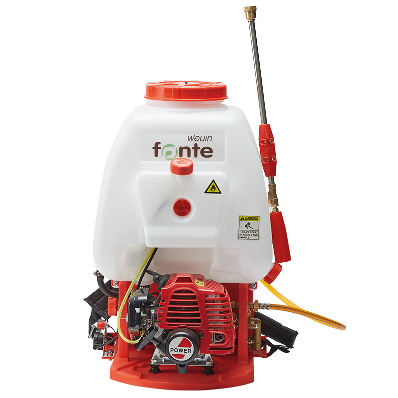 FONTE เครื่องพ่นยาเครื่องยนต์ 2 จังหวะ รุ่น OLD-767-Alu ความจุ 20 ลิตร สีขาว - แดง