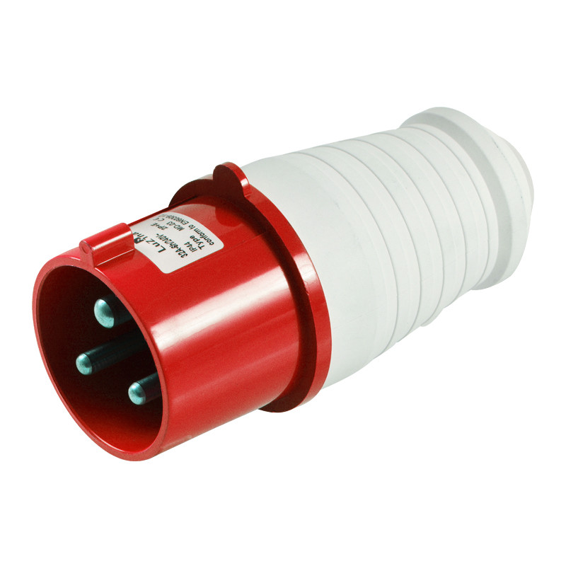 LUZINO ปลั๊กตัวผู้ 16A รุ่น AJ-014 16A 380 - 415V สีแดง