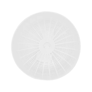 KASSA HOME ฝาชีพลาสติกทรงเบอร์ 30 รุ่น VCP-RS30 ขนาด 25 x 25 x 10 ซม. สีขาว