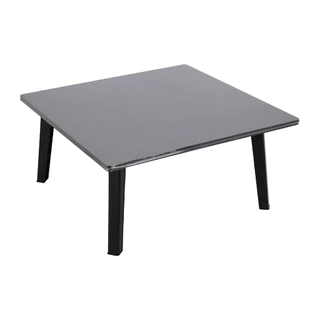 KASSA โต๊ะพับญี่ปุ่นลายผ้า ขนาด 60 x 60 ซม. สีเทา
