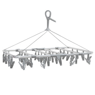 KASSA HOME ห่วงตากผ้าอะลูมิเนียม 36 กิ๊บ ขนาด 43 x 4 x 31 ซม…