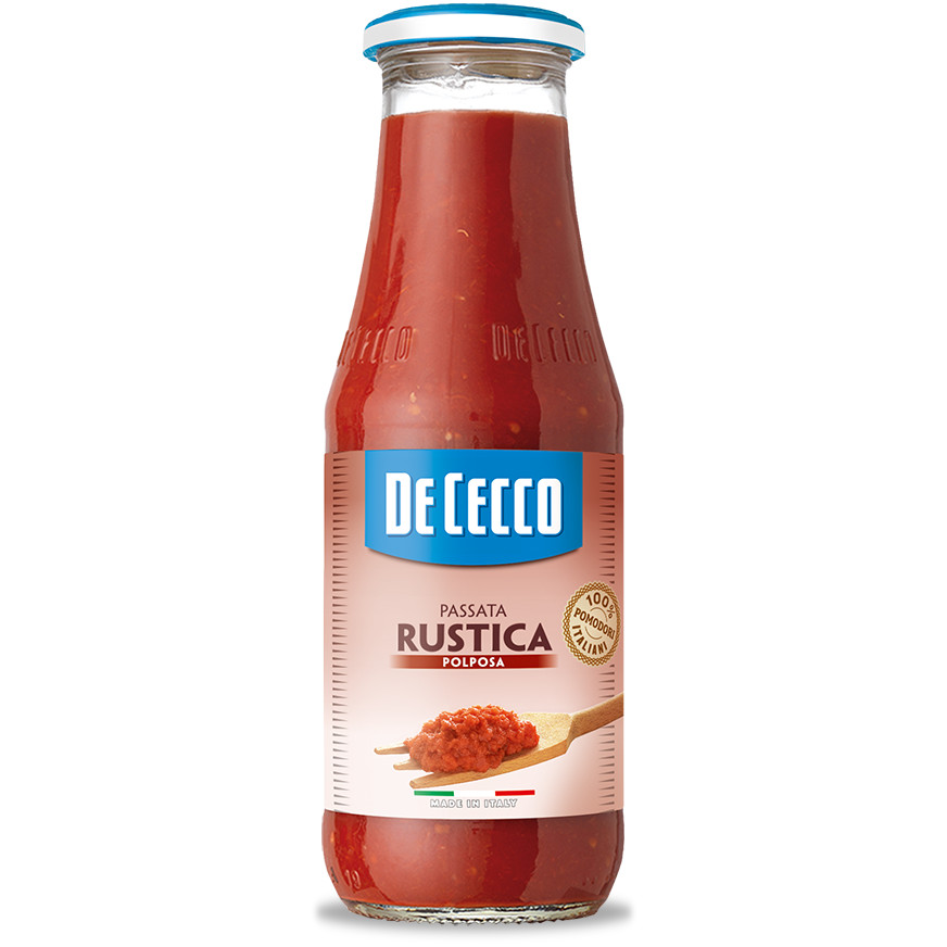 ซอสมะเขือเทศเข้มข้น ปรุงอาหารได้หลากหลายเมนู De Cecco Passata Di Pomodori 700G
