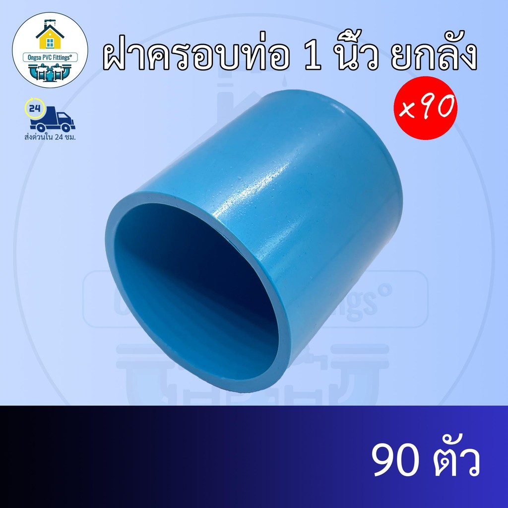 (ยกลัง90ตัว) ฝาครอบท่อ 1 นิ้ว ยกลัง ฝาอุดท่อ ฝาปิด ปิดตายท่อ ข้อต่อพีวีซี PVC ส่งไว ส่งทุกวัน ถูกคุ้ม ราคาโรงงาน