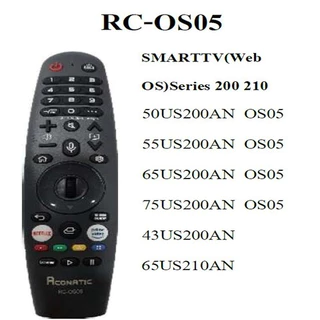 ACONATIC รีโมททีวี รุ่น RC-OS05 ใช้สำหรับ Web OS Series 200/210/900