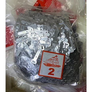 กิ๊บรัดสายไฟ ตราเรือใบ (1กิโล/ถุง) (ถุง)