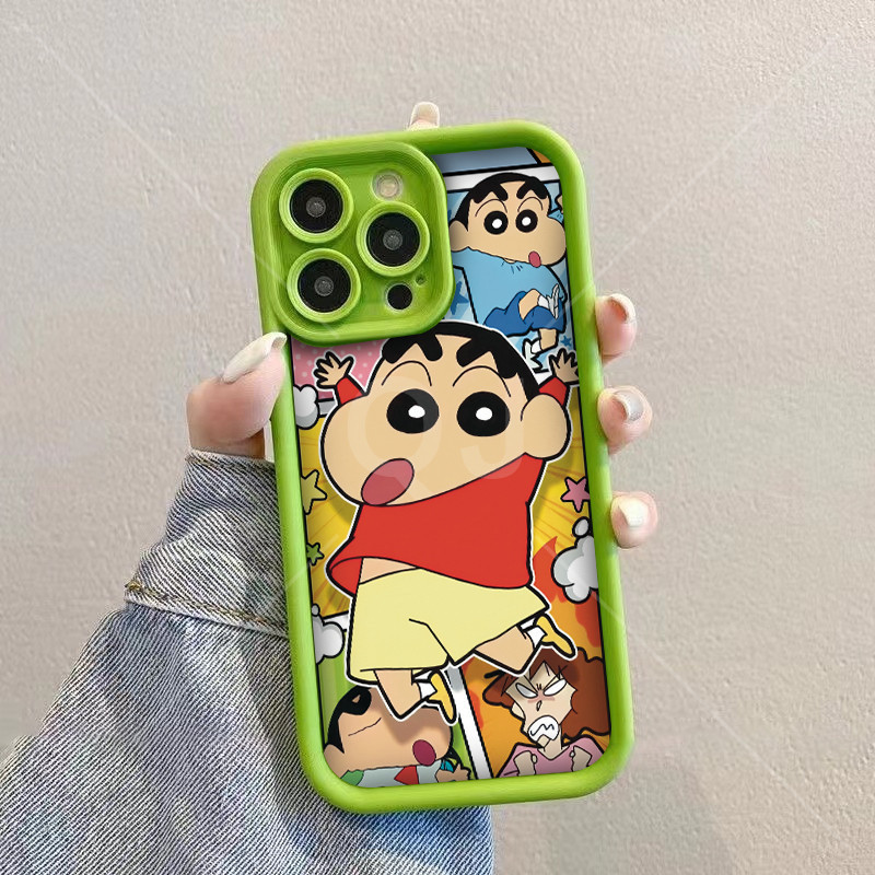 เคส Vivo V30E V30 5G V30 Pro 5G V11i V15 V15 Pro V20 Pro V17 V19 V20 SE V20 V23 5G V19 NEO V5 V5S V5 Lite V30 Lite 5G การ์ตูนชินจังกรณีโทรศัพท์