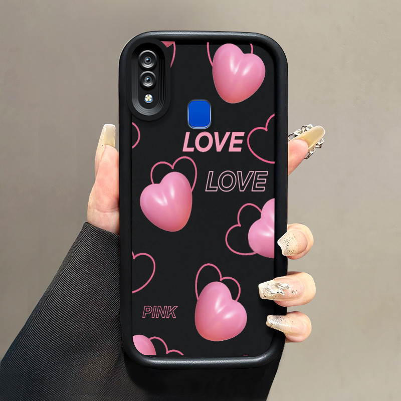 เคสสำหรับ VIVO Y95 Y93 Y93s Y91 Y91i เคสโทรศัพท์กันกระแทกซิลิโคนความรัก