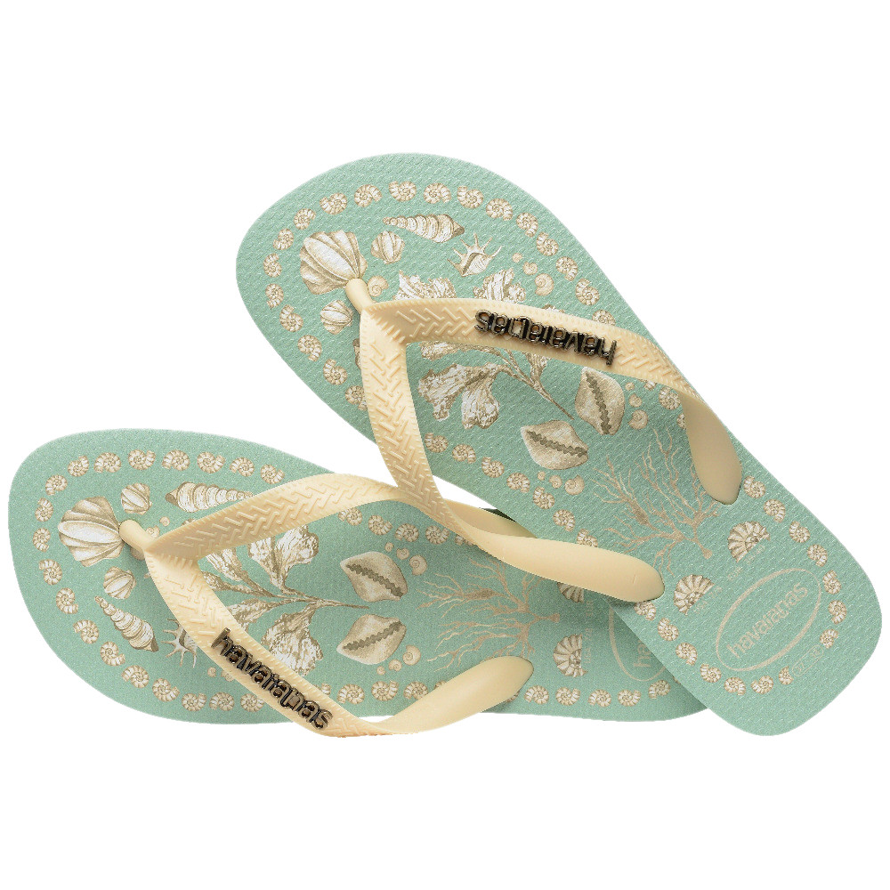 HAVAIANAS รองเท้าแตะ Top Tropicalia Flip Flops GREEN 41497229338U_S5GNXX