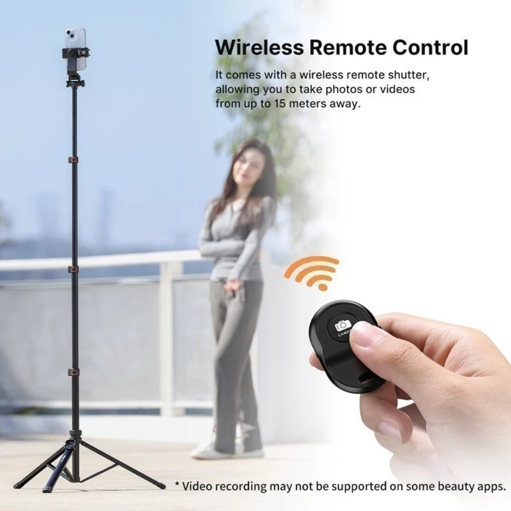 Ulanzi TB64Z 1.6M Live Streaming Kit ขาตั้งกล้อง ระบบแบบ Flip Lock รับน้ำหนักสูงสุดได้ 1.5 กิโลกรัม