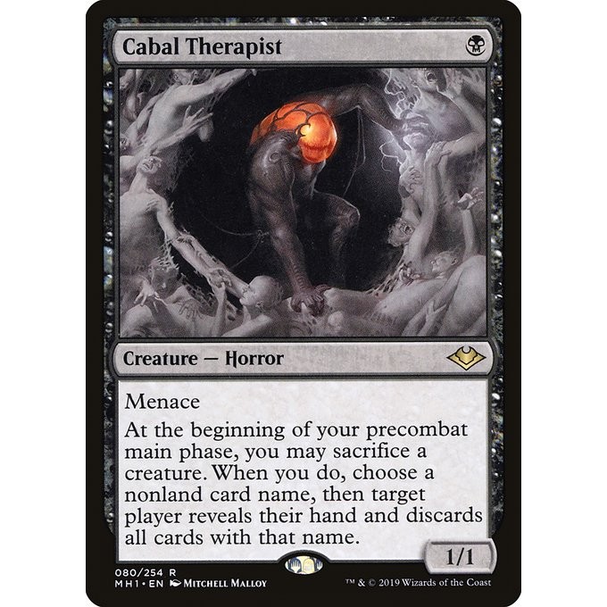 [Modern Horizons] - [MH1] - (R) -[Cabal Therapist] -  [2019]