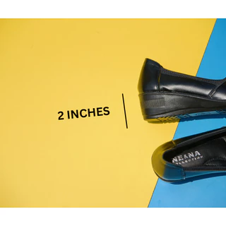 รองเท้าเเฟชั่นผู้หญิงเเบบคัชชูทำงาน Slip on ส้นเตี้ย No. S002 NE&NA Collection Shoes