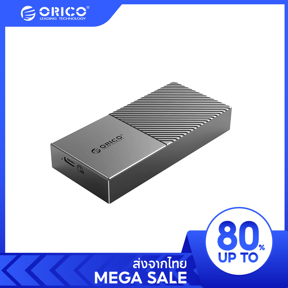 [ออกใบกำกับภาษีได้ E-TAX] ORICO USB4.0 M2 NVMe SSD Enclosure 40Gbps PCIe3.0x4 Aluminum Case