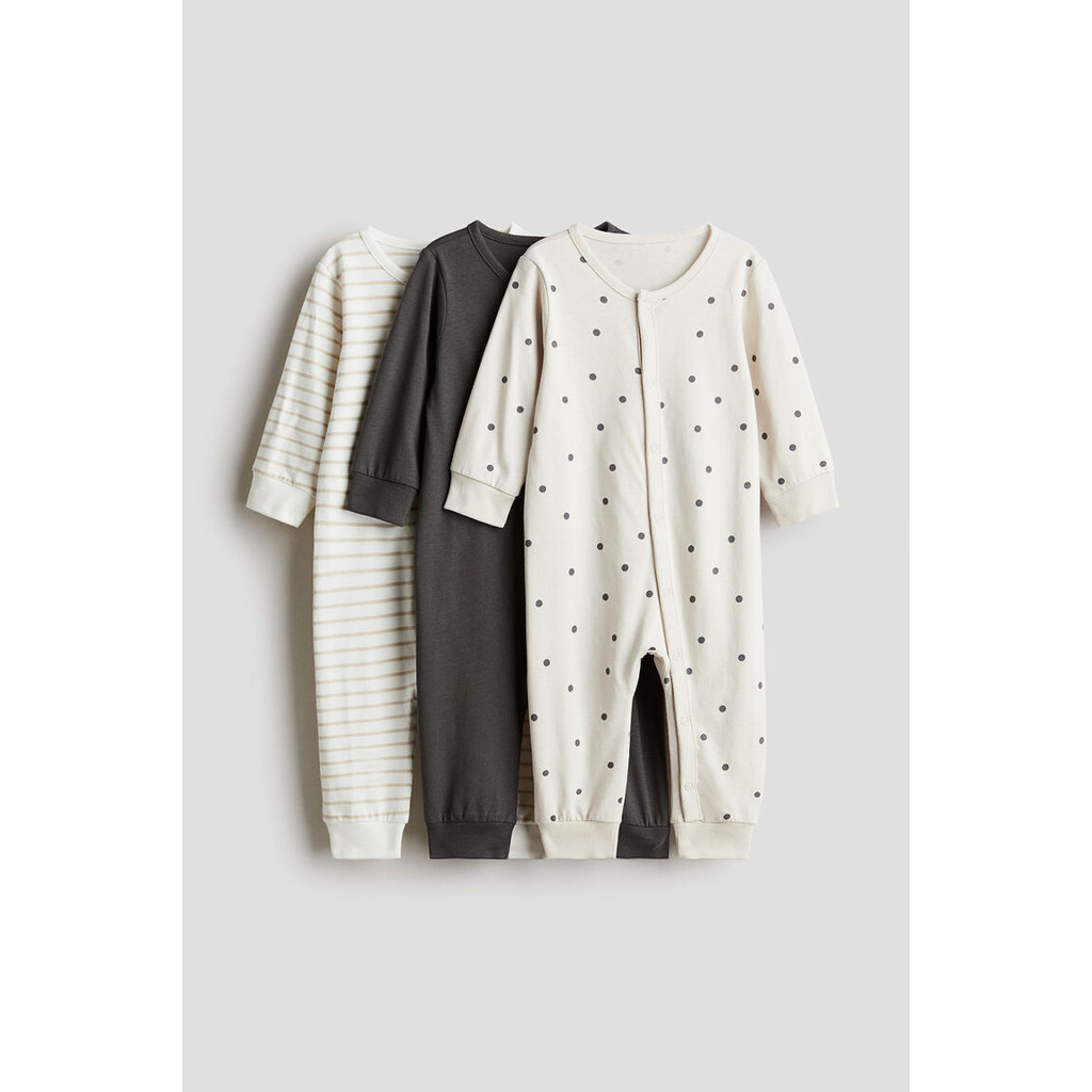 H&M(เอชแอนด์เอ็ม) ชุดนอนคอตตอน 3 ชิ้น เด็กอ่อน 1125924_13