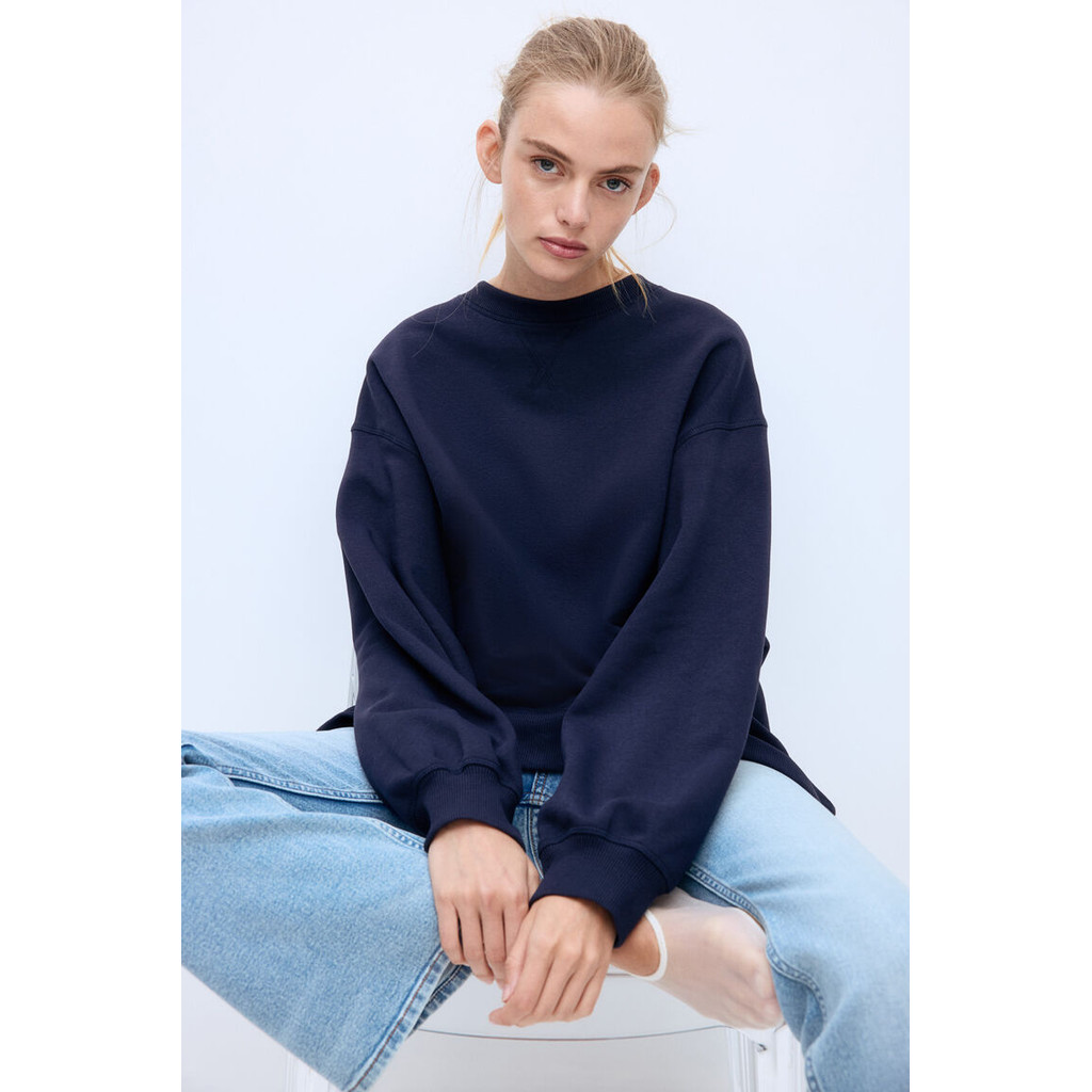 H&M(เอชแอนด์เอ็ม) เสื้อสเวตเตอร์แบบโอเวอร์ไซส์ ผู้หญิง 1234778_10