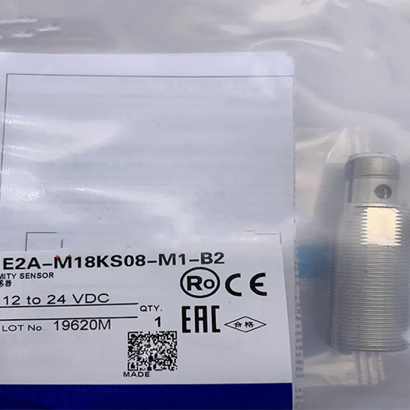 <0>2 ชิ้น เซ็นเซอร์ใหม่ E2A-M18KS08-M1-B1 E2A-M18KS08-M1-B2 E2A-M18KS08-M1-C1 E2A-M18KS08-M1-C2 E2A-