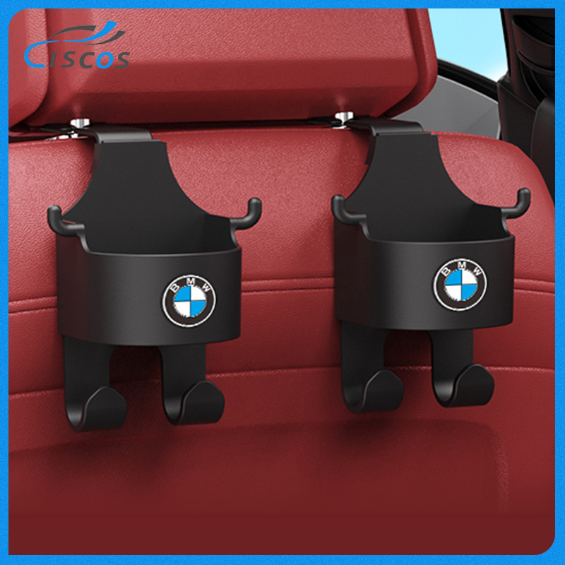Ciscos ตะขอเกี่ยวเบาะหลังรถยนต์ ที่วางแก้วน้ําในรถยนต์ ที่ยึดโทรศัพท์ในรถยนต์ สำหรับ BMW F30 E46 F10