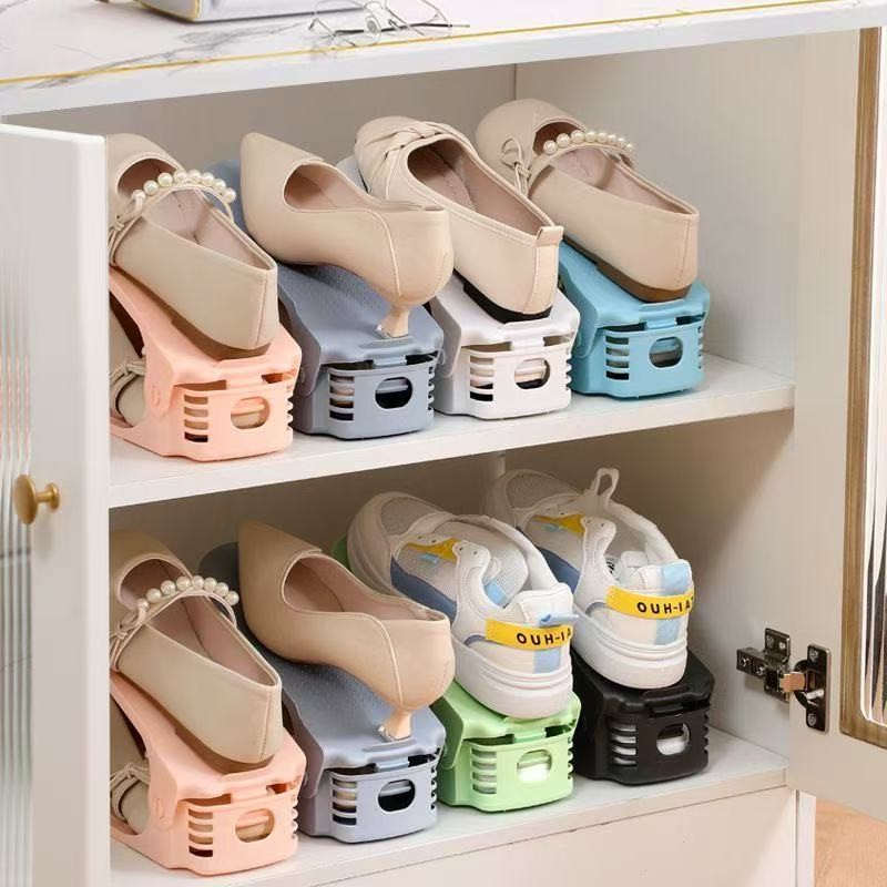 👟พร้อมส่ง👟ที่เก็บรองเท้า อุปกรณ์เก็บรองเท้า ที่วางรองเท้า ประหยัดพื้นที่ เก็บรองเท้าให้เป็นระเบียบ Shoe Receptacle - รูปที่ 3