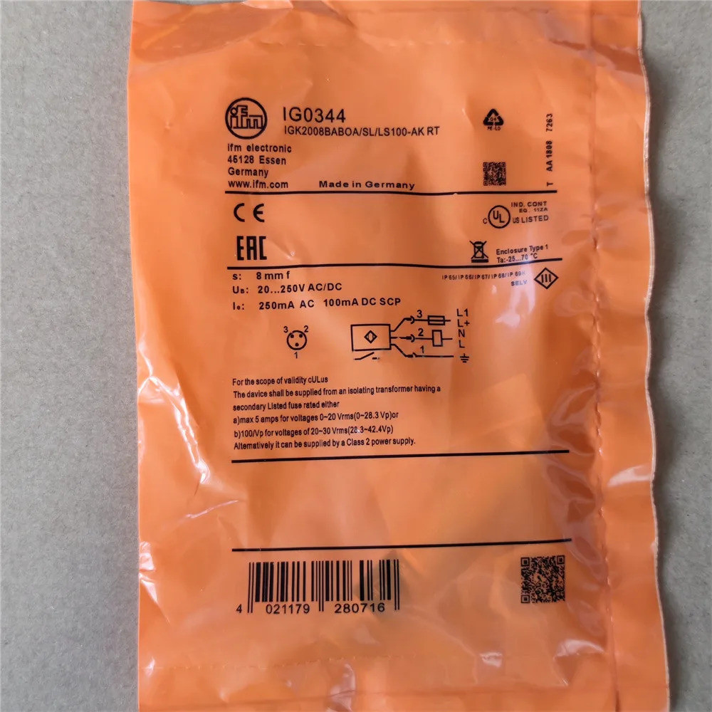 <0>IG0341 IG0344 IG0345 IG0348 IG0349 IG0350 IG0351 เซ็นเซอร์ความใกล้เคียงอินดัคทีฟ คุณภาพสูงใหม่