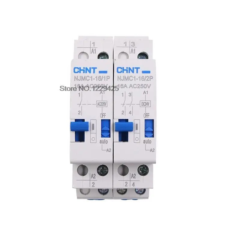 <0>CHNT NJMC1-16/1P 2P DC24V AC220V 16A รีเลย์พัลส์ รีเลย์อิมพัลส์