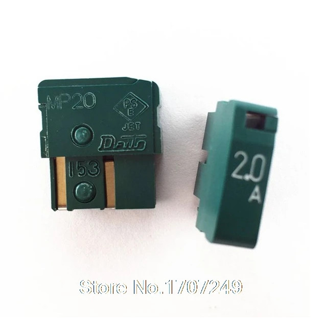 ☆ จัดส่งฟรี10ชิ้น/ล็อต DAITO ฟิวส์ MP20 2A 2.0A 125โวลต์100% ใหม่และเป็นต้นฉบับ Fanuc ฟิวส์ MP2.0A