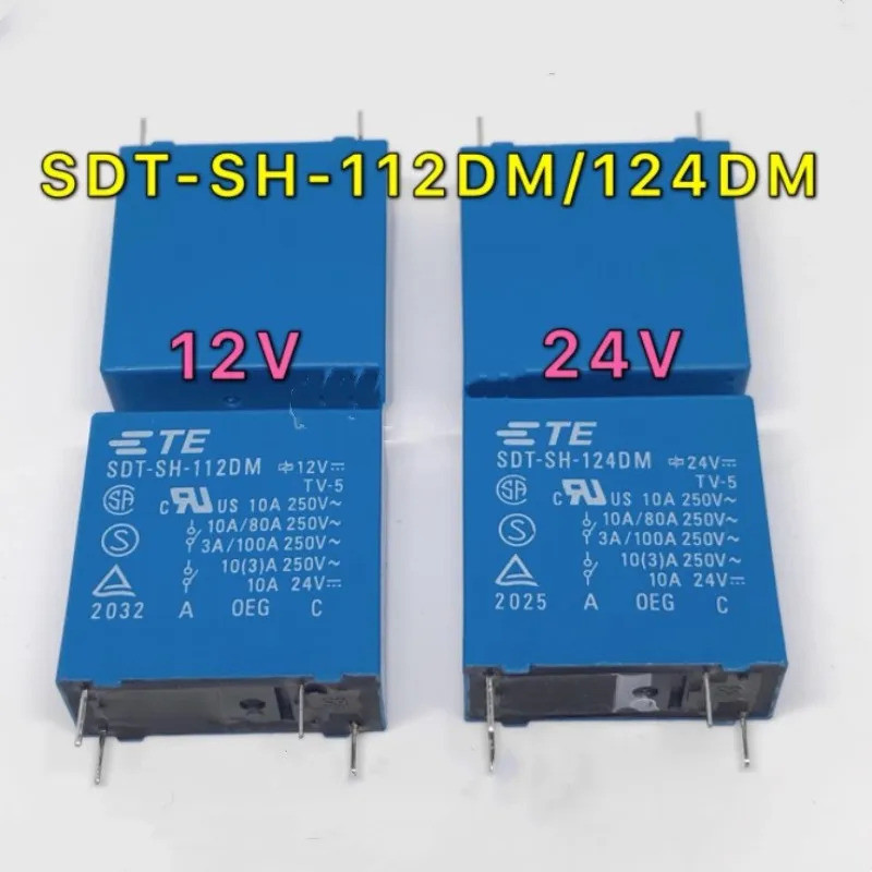 ✧ ต้นฉบับใหม่รีเลย์5ชิ้น/10ชิ้น SDT-SH-112DM-12VDC SDT-SH-112DM SDT-SH-124DM SDT SH 112DM 12VDC 4PIN