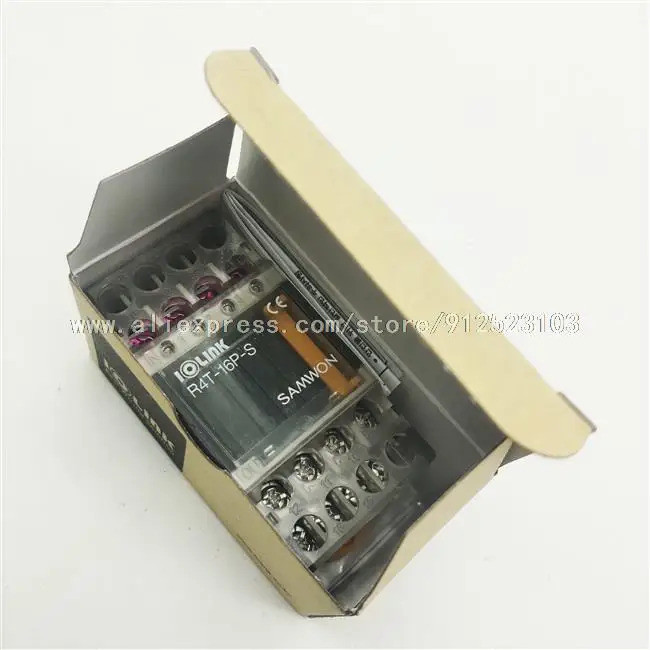 <0>1PCS ใหม่ในกล่อง สำหรับ SAMWON R4T-16P-S ขั้วต่อรีเลย์ IOLINK DC24V จัดส่งฟรี
