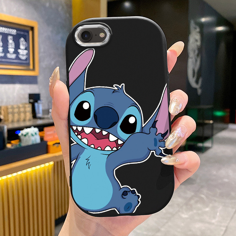 เคสสำหรับ iPhone 6 Plus 6s Plus 7 Plus 8 Plus X Xs Max Xr 11 Pro Max เคสโทรศัพท์ซิลิโคนลายการ์ตูนสติทช์